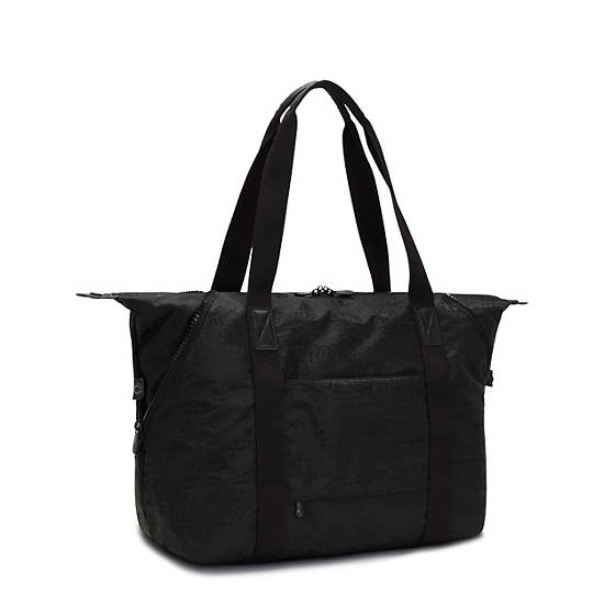 Bolso Tote Kipling Art Medium Negros | MX 1459XY